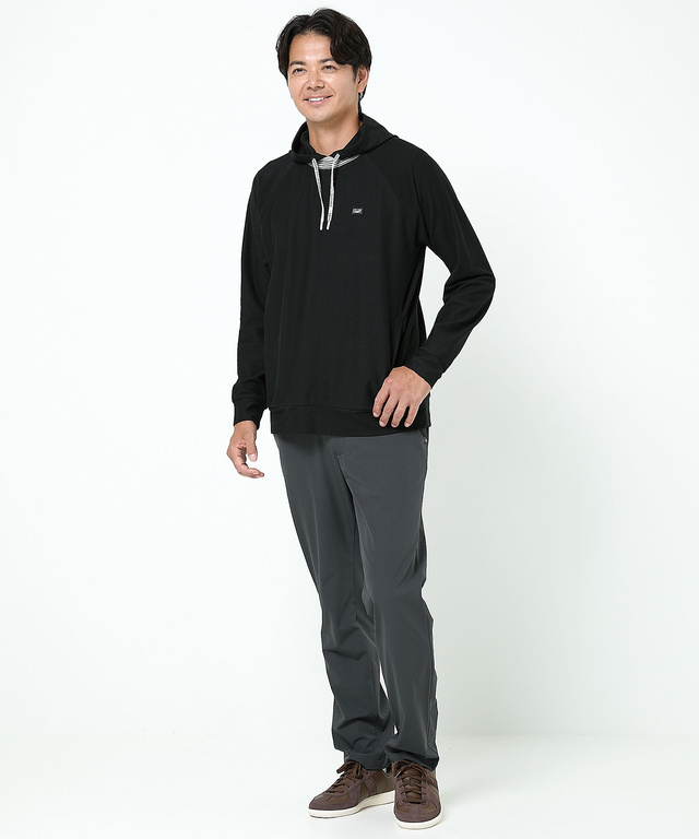 ラグランスリーブ プルオーバー パーカー