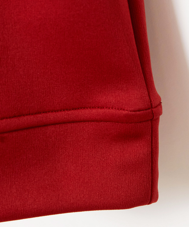 ロゴ刺繍 ハーフジップ  プルオーバー