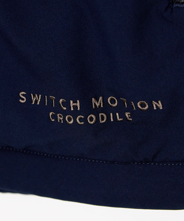 フリース切り替え スタンドカラー ブルゾン