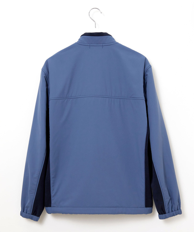 フリース切り替え スタンドカラー ブルゾン
