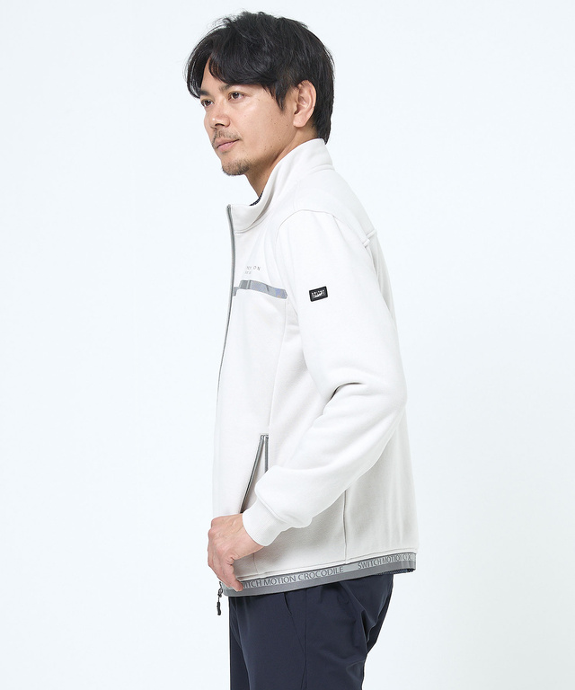 裏毛 ジップ ブルゾン