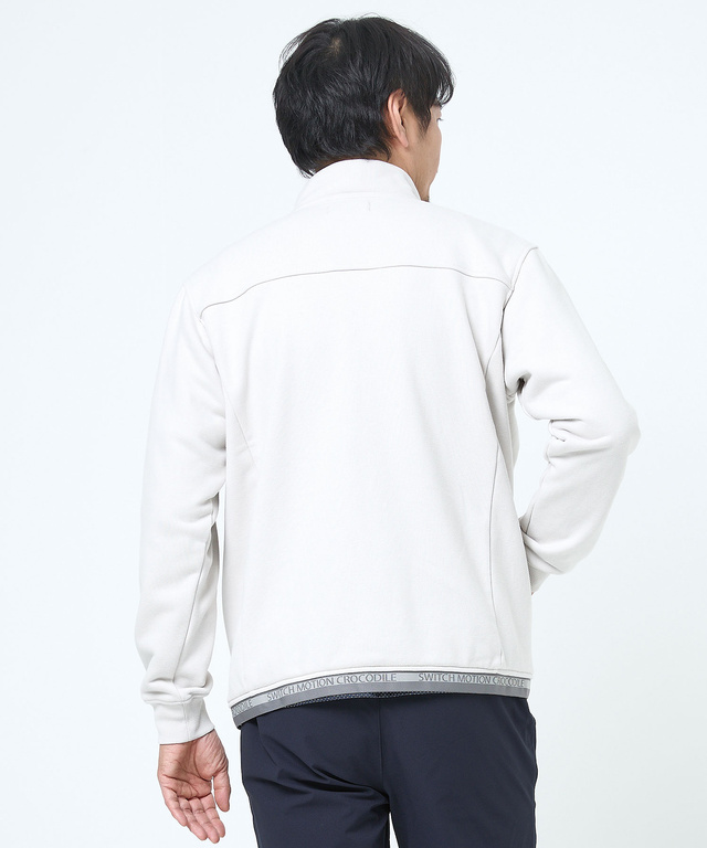 裏毛 ジップ ブルゾン