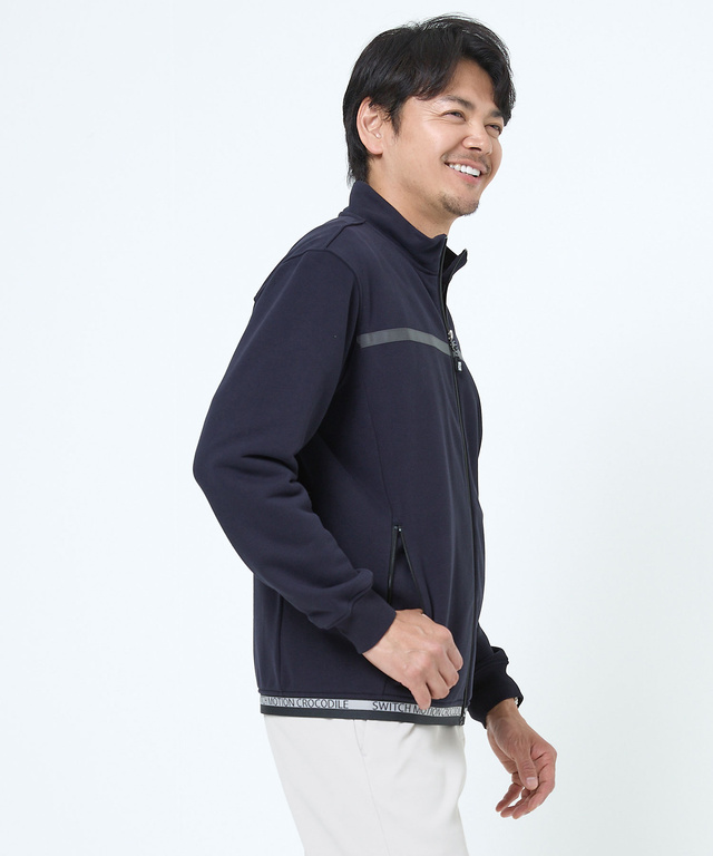 裏毛 ジップ ブルゾン