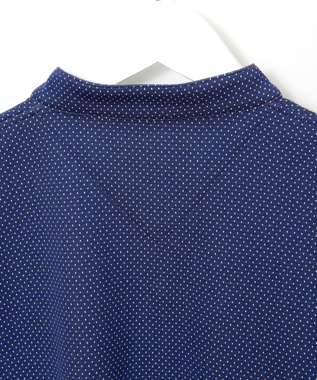 スタンドカラー パイピング Tシャツ