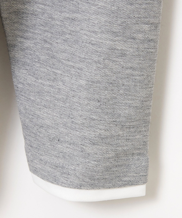 レイヤード風 ヘンリーネック カットソー