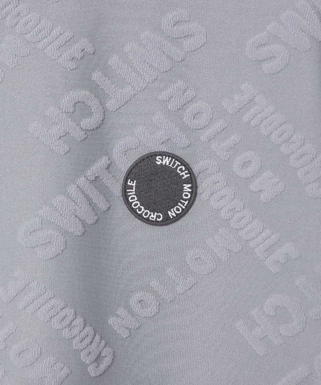 パイル ジャカード ハイネックTシャツ