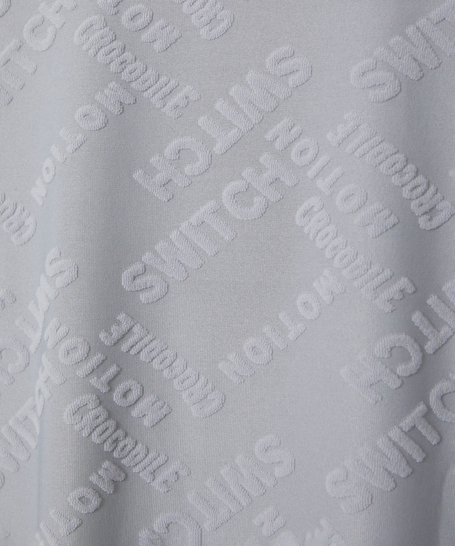 パイル ジャカード ハイネックTシャツ