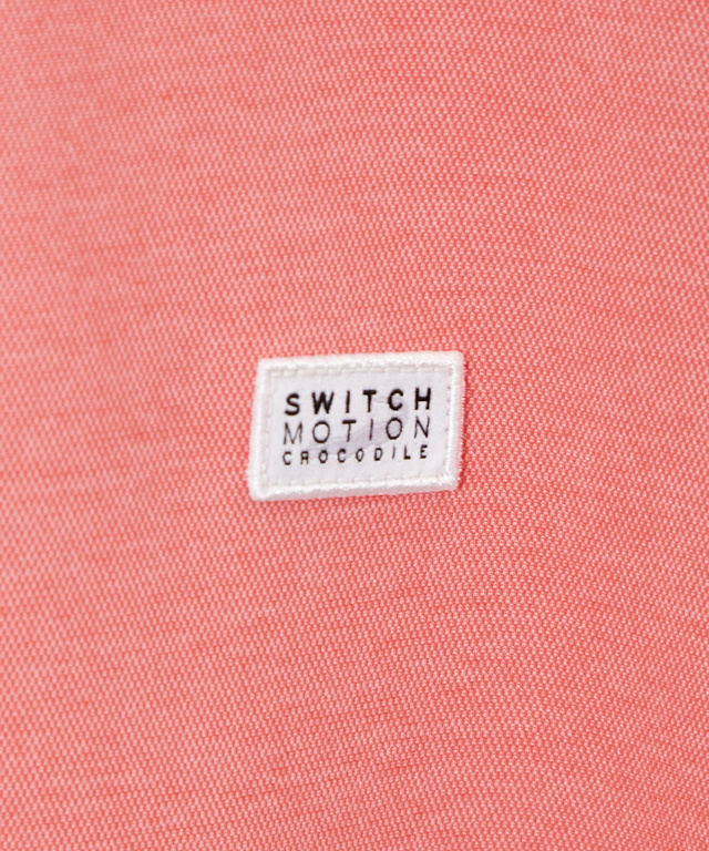 鹿の子 ロゴプリント ポロシャツ