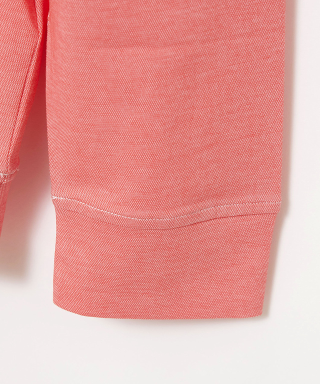 鹿の子 ロゴプリント ポロシャツ