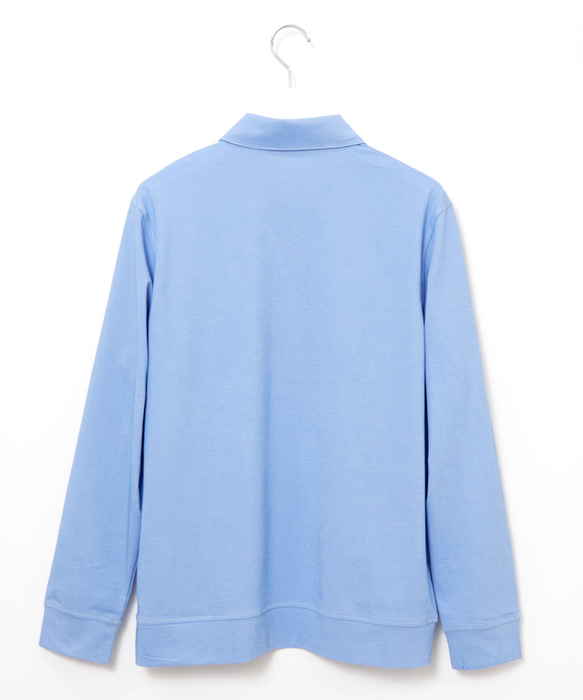 鹿の子 ロゴプリント ポロシャツ