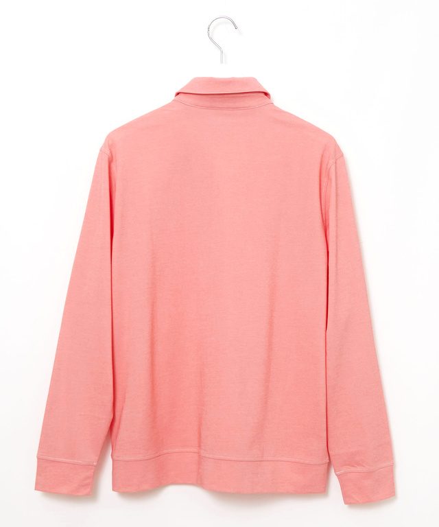 鹿の子 ロゴプリント ポロシャツ