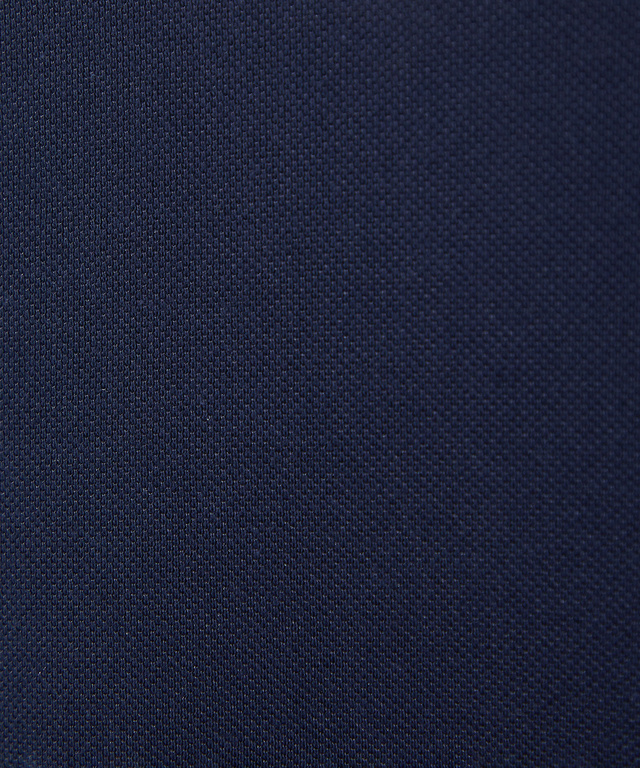 鹿の子 ハーフジップ ポロシャツ