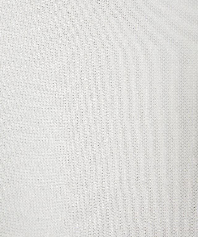 鹿の子 ハーフジップ ポロシャツ