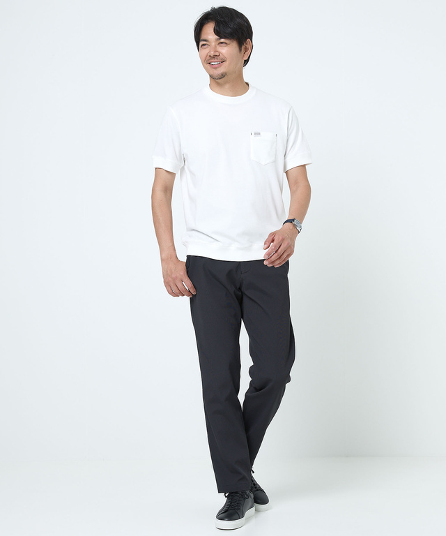 ベーシック リブ Tシャツ