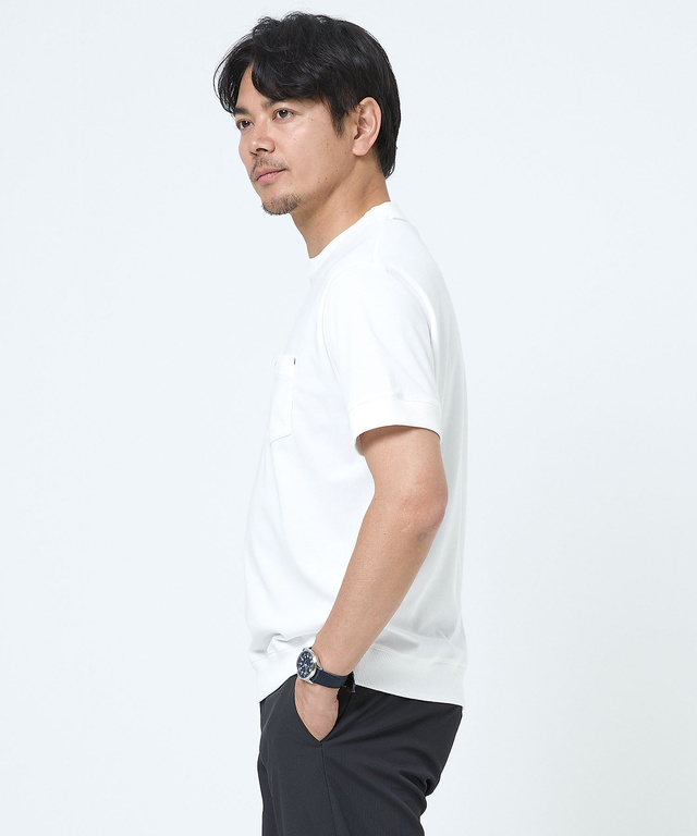 ベーシック リブ Tシャツ