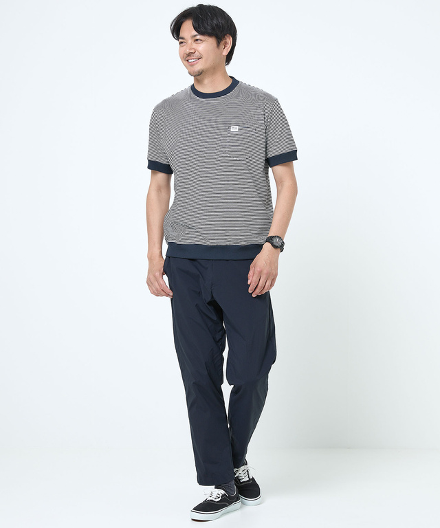 ベーシック リブ Tシャツ
