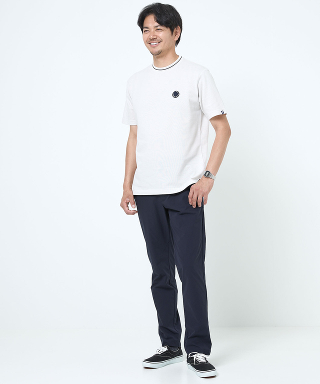 襟ライン サークルロゴ  Tシャツ