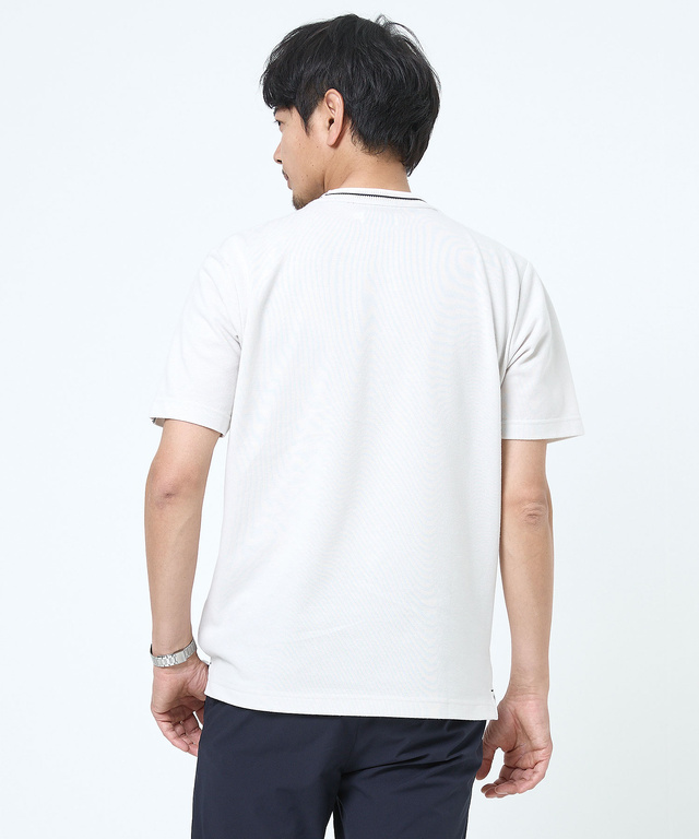 襟ライン サークルロゴ  Tシャツ