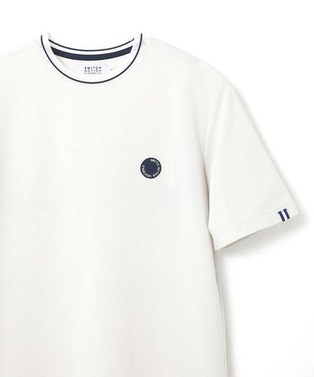 襟ライン サークルロゴ  Tシャツ