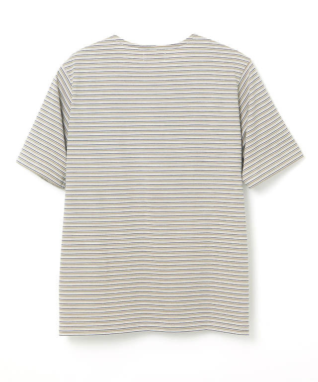 ピンボーダー 天竺 Tシャツ【ウガンダ オーガニック コットン】
