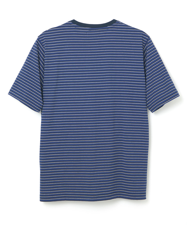 ピンボーダー 天竺 Tシャツ【ウガンダ オーガニック コットン】