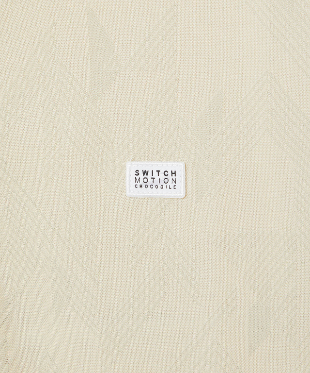 SWITCH×ICON ジャカード ポロシャツ