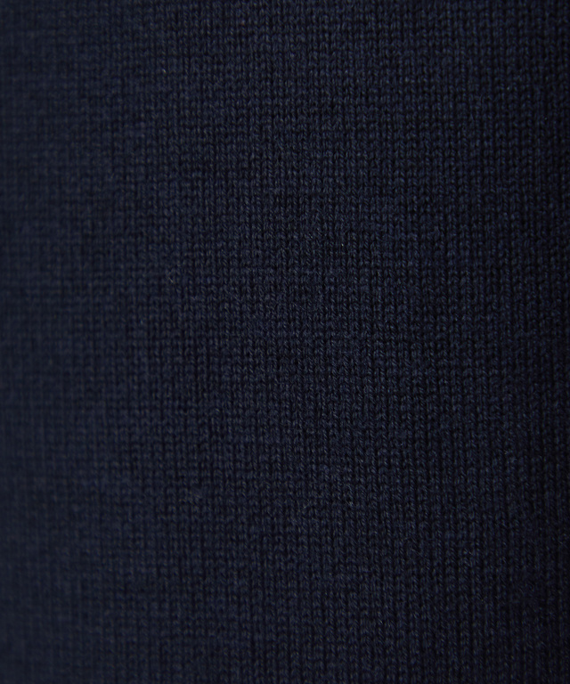 リブ切り替え ニット ブルゾン【手洗いOK】