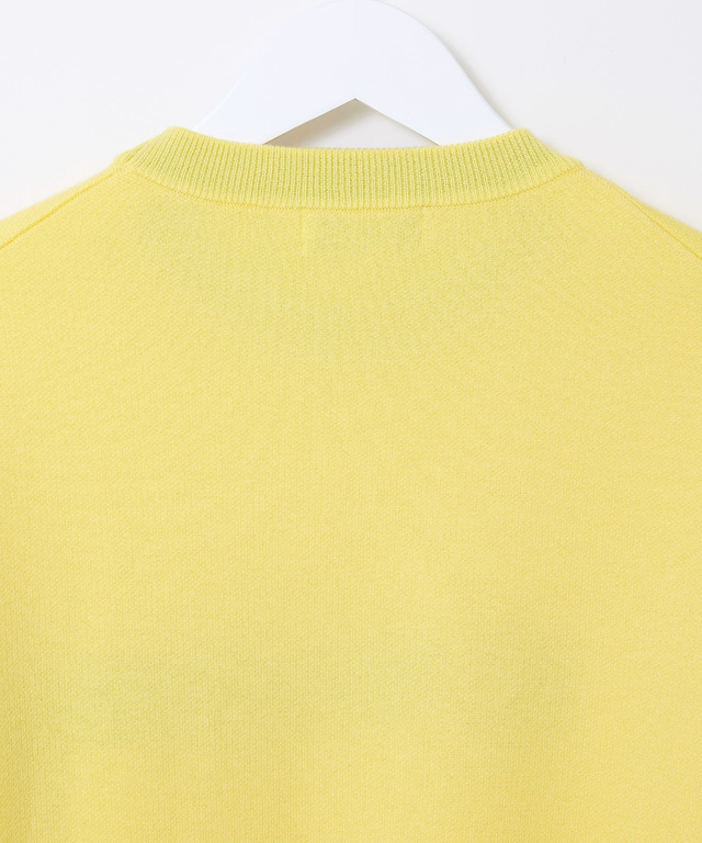 ロゴ クルーネック ニット【手洗いOK】