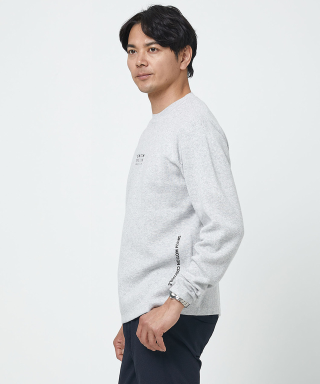 ロゴデザイン プルオーバー ニット