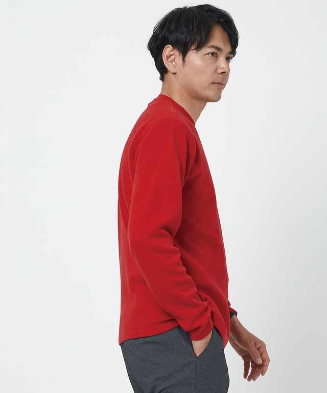 ロゴデザイン プルオーバー ニット