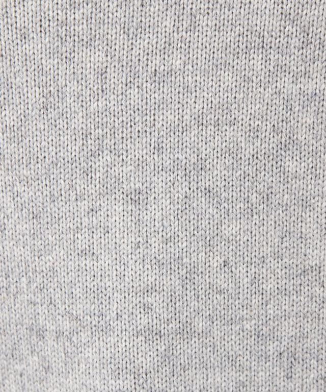 ロゴ クルーネック ニット【日本製】