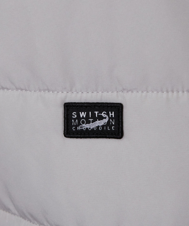 ニット ドッキング 中綿ブルゾン