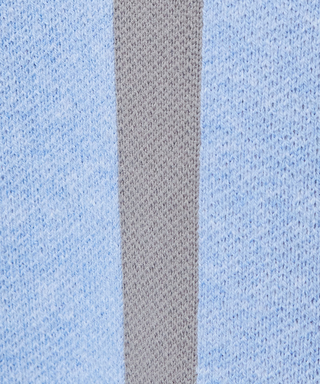 ウールブレンド ジャカード  ニット 【手洗いOK】