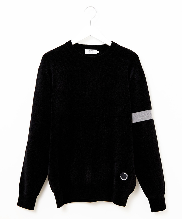 ウールブレンド モール糸 ニット【手洗いOK】