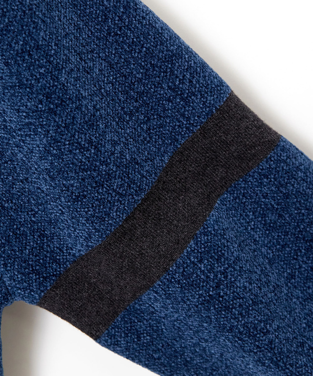 ウールブレンド モール糸 ニット【手洗いOK】