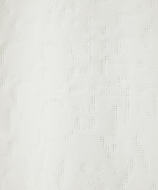 エンボス ロゴ デザイン ブルゾン【手洗いOK】