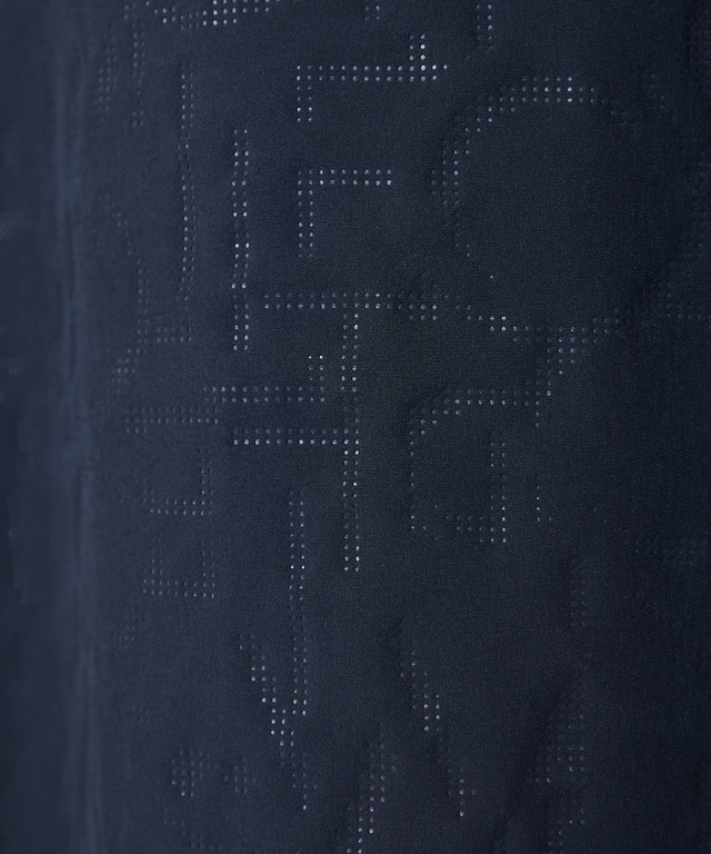 エンボス ロゴ デザイン ブルゾン【手洗いOK】