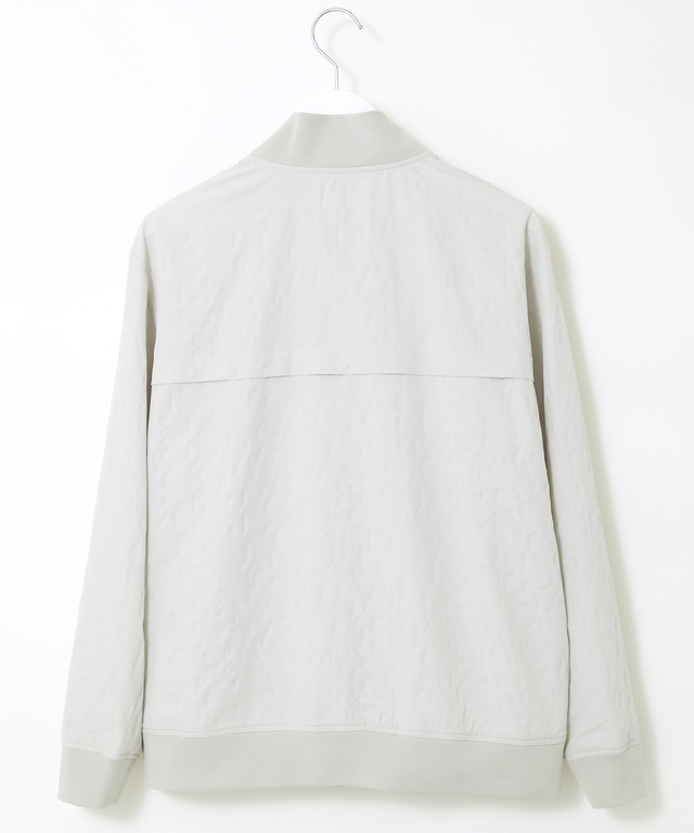 エンボス ロゴ デザイン ブルゾン【手洗いOK】