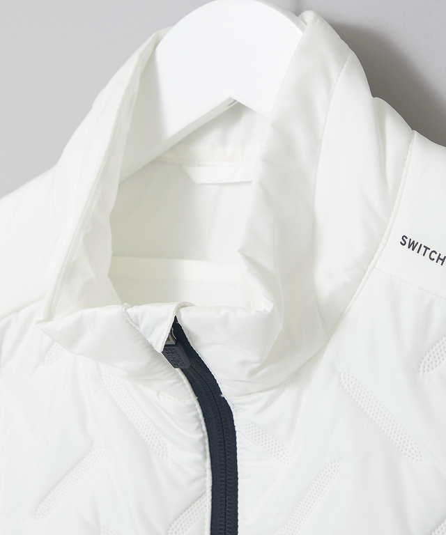 中綿 スタンドカラー ベスト