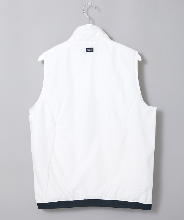 中綿 スタンドカラー ベスト