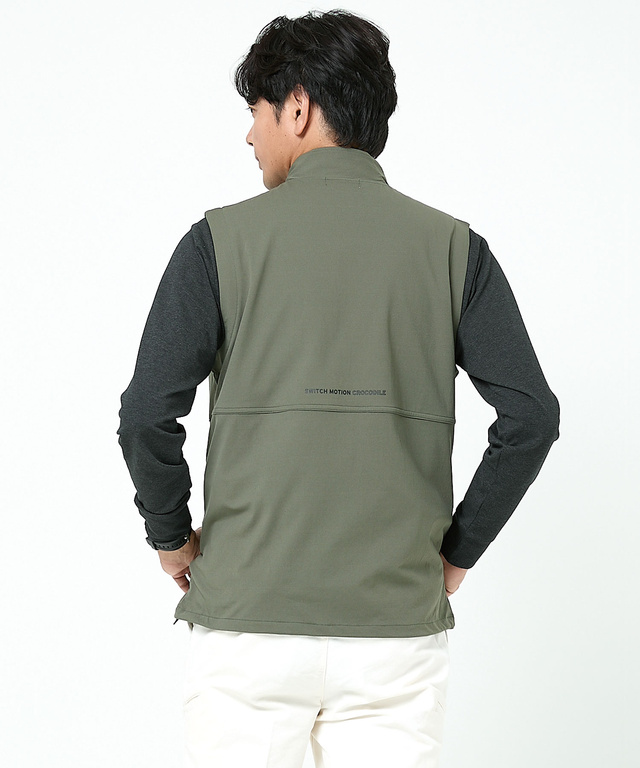 ストレッチ ジップ ベスト