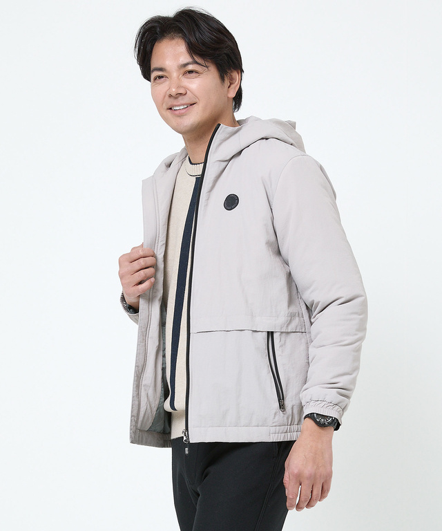 フード付き 中綿 ジャケット