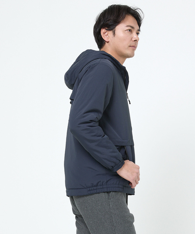 フード付き 中綿 ジャケット