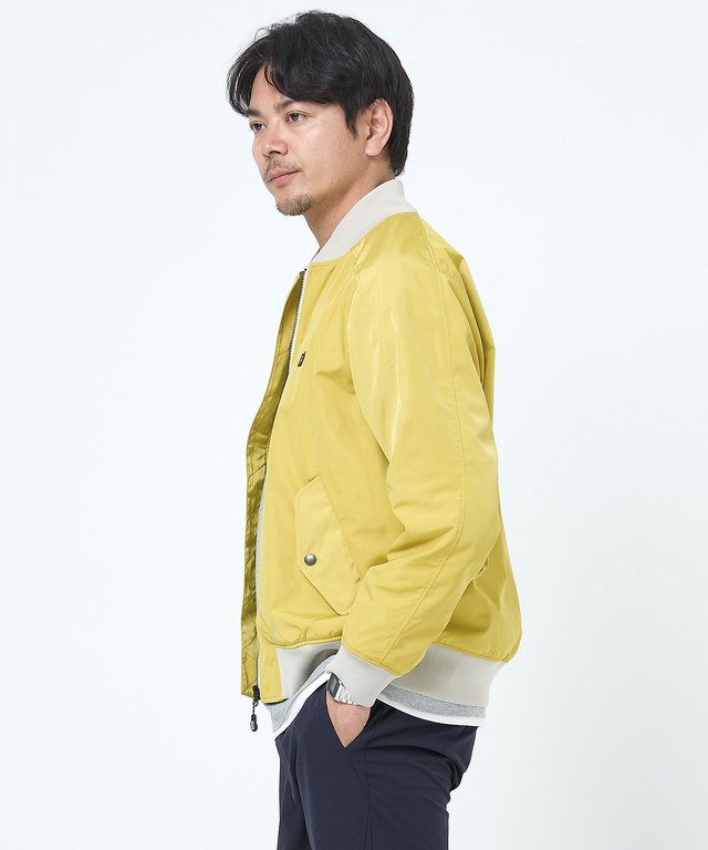 タフタ素材 MA-1 ブルゾン