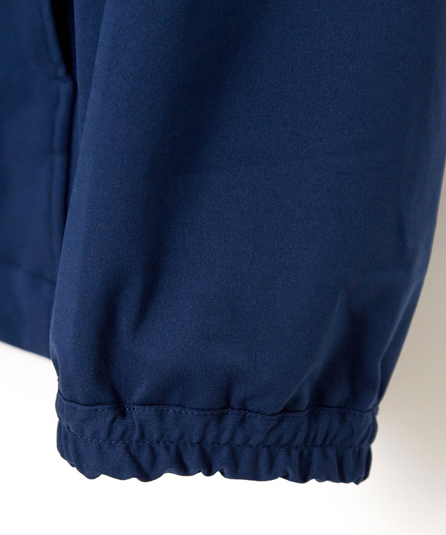 フード付き ストレッチ ジップパーカー【手洗いOK】