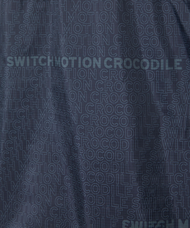 フード付き プリント切り替え ブルゾン