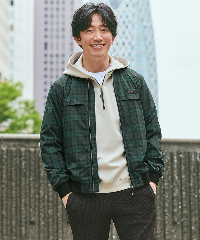 ストロークブルゾン【シワになりにくい】【手洗いOK】
