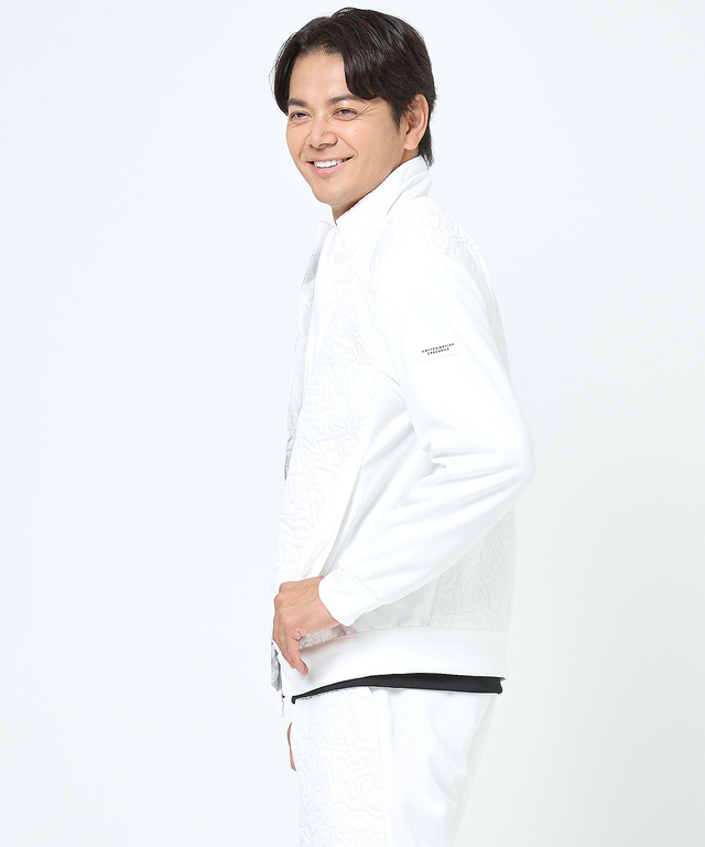 ピンソニック ジャージー切替 ブルゾン【手洗いOK】