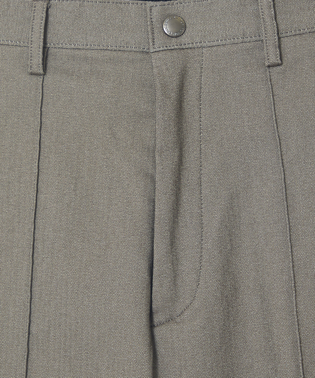 裏起毛 センタークリース パンツ