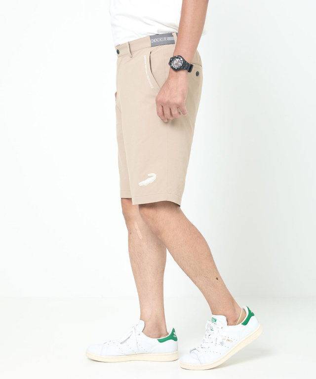 ストレッチ ワニワッペン ショートパンツ